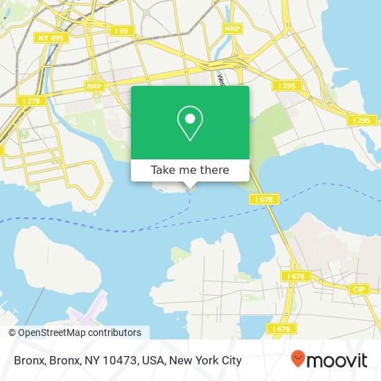 Mapa de Bronx, Bronx, NY 10473, USA