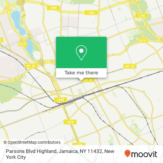 Parsons Blvd Highland, Jamaica, NY 11432 map