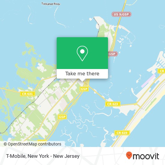 Mapa de T-Mobile, 108 Roosevelt Blvd