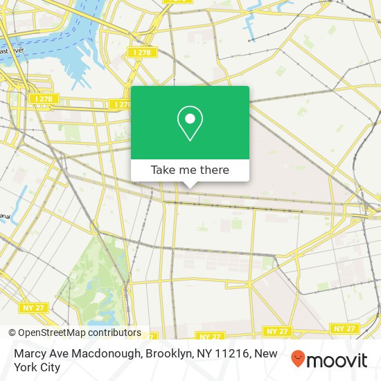 Marcy Ave Macdonough, Brooklyn, NY 11216 map