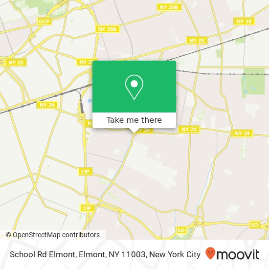 Mapa de School Rd Elmont, Elmont, NY 11003