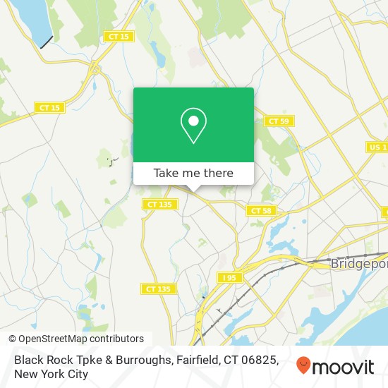 Black Rock Tpke & Burroughs, Fairfield, CT 06825 map