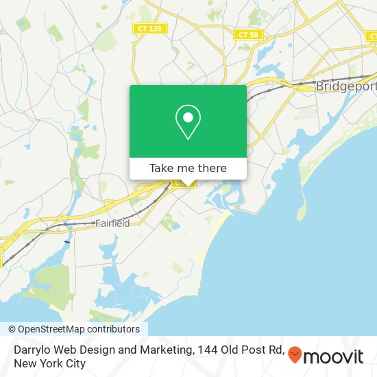 Mapa de Darrylo Web Design and Marketing, 144 Old Post Rd