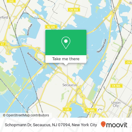 Schopmann Dr, Secaucus, NJ 07094 map