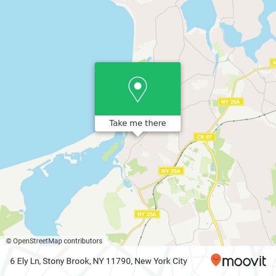 6 Ely Ln, Stony Brook, NY 11790 map