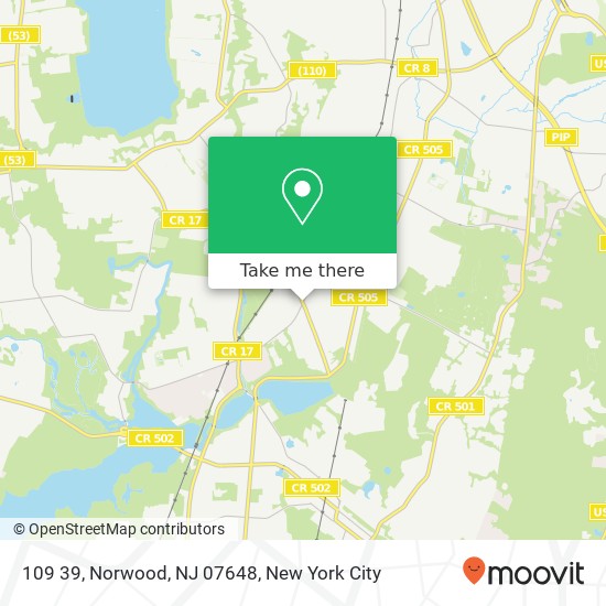 109 39, Norwood, NJ 07648 map