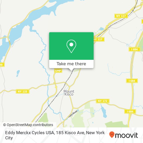 Eddy Merckx Cycles USA, 185 Kisco Ave map