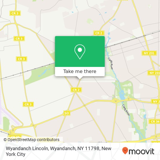 Mapa de Wyandanch Lincoln, Wyandanch, NY 11798