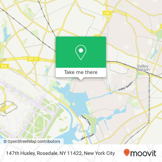 147th Huxley, Rosedale, NY 11422 map