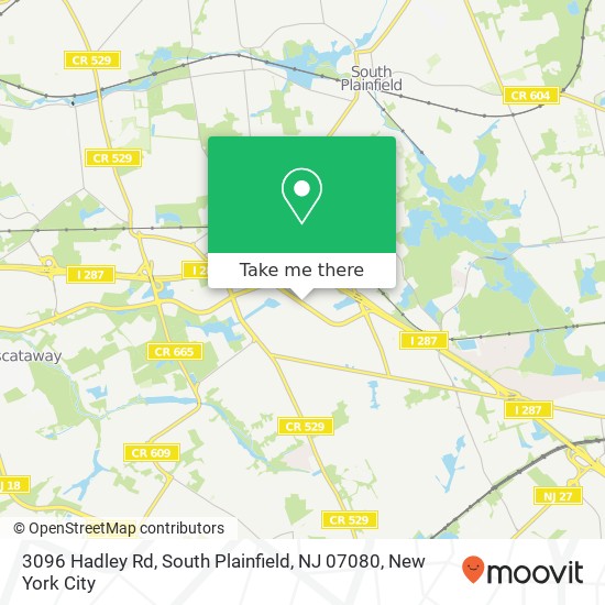 3096 Hadley Rd, South Plainfield, NJ 07080 map