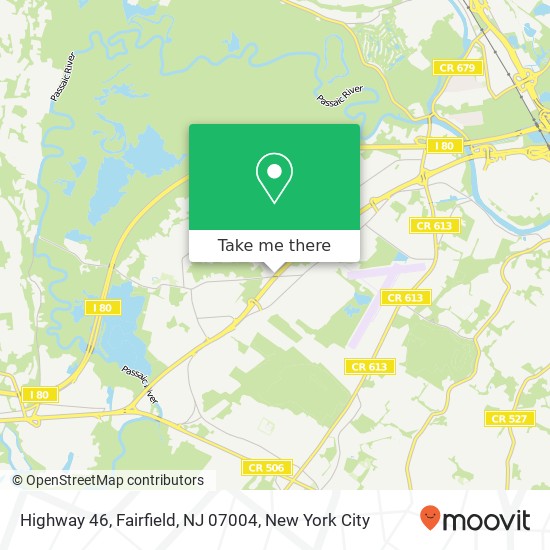 Highway 46, Fairfield, NJ 07004 map