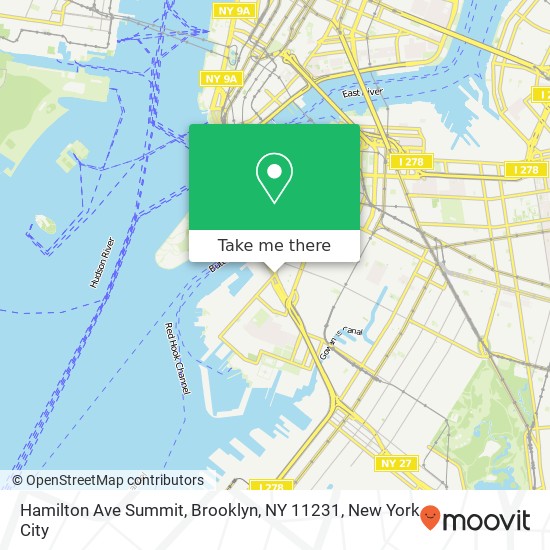 Hamilton Ave Summit, Brooklyn, NY 11231 map