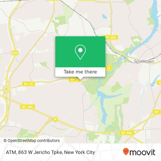Mapa de ATM, 863 W Jericho Tpke