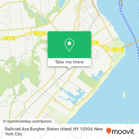 Railroad Ave Burgher, Staten Island, NY 10304 map