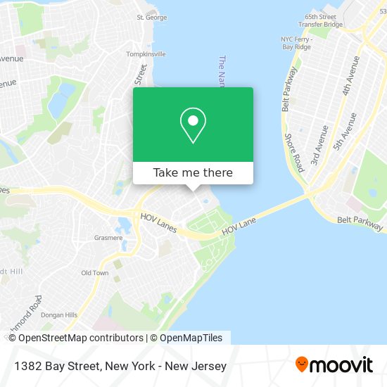 1382 Bay Street map