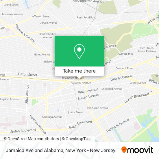 Mapa de Jamaica Ave and Alabama
