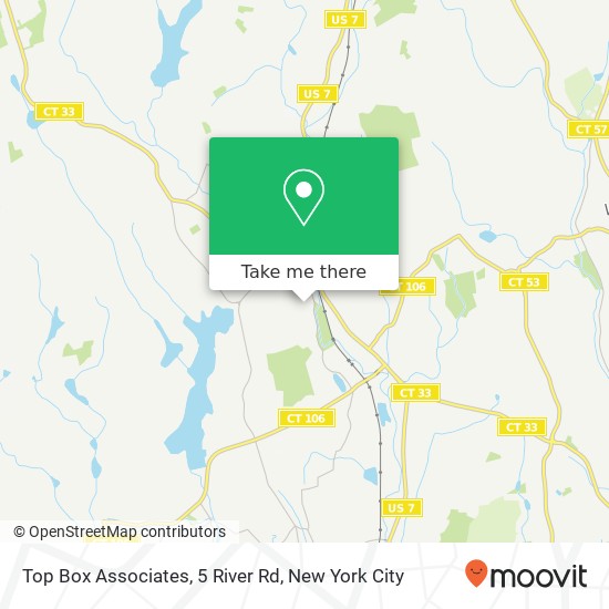 Top Box Associates, 5 River Rd map