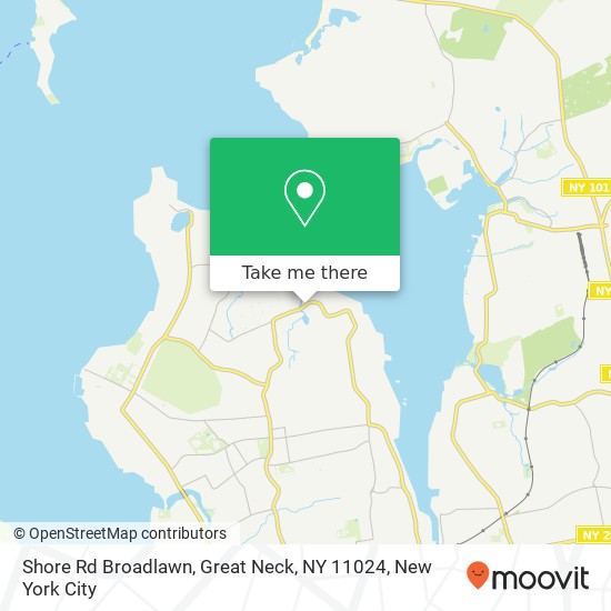 Mapa de Shore Rd Broadlawn, Great Neck, NY 11024