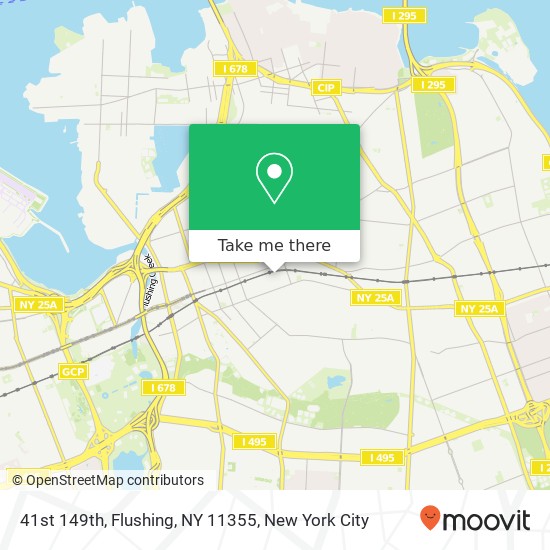 Mapa de 41st 149th, Flushing, NY 11355