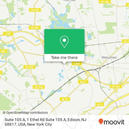 Suite 105 A, 1 Ethel Rd Suite 105 A, Edison, NJ 08817, USA map