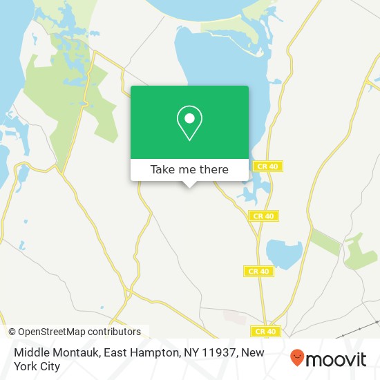 Middle Montauk, East Hampton, NY 11937 map