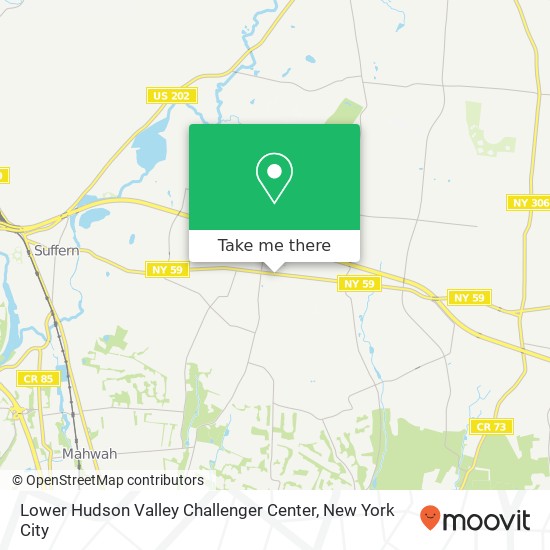 Lower Hudson Valley Challenger Center map