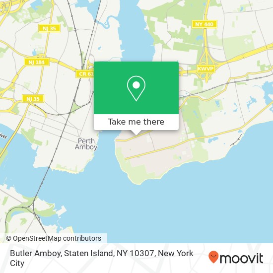 Butler Amboy, Staten Island, NY 10307 map