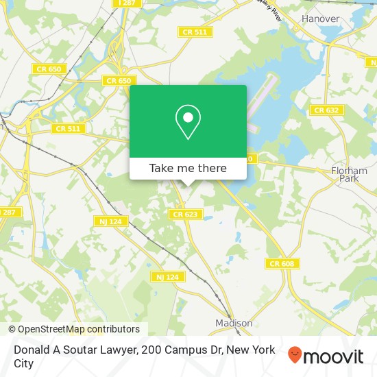 Donald A Soutar Lawyer, 200 Campus Dr map