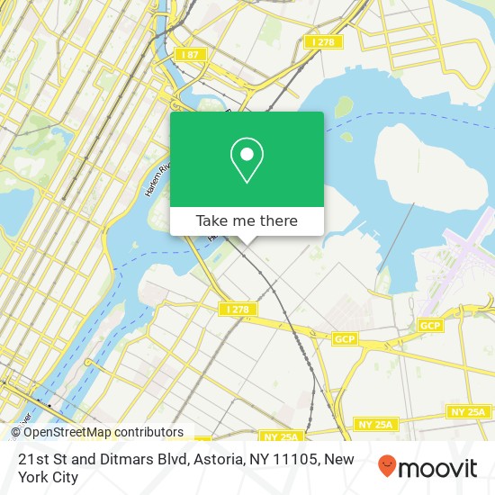 21st St and Ditmars Blvd, Astoria, NY 11105 map