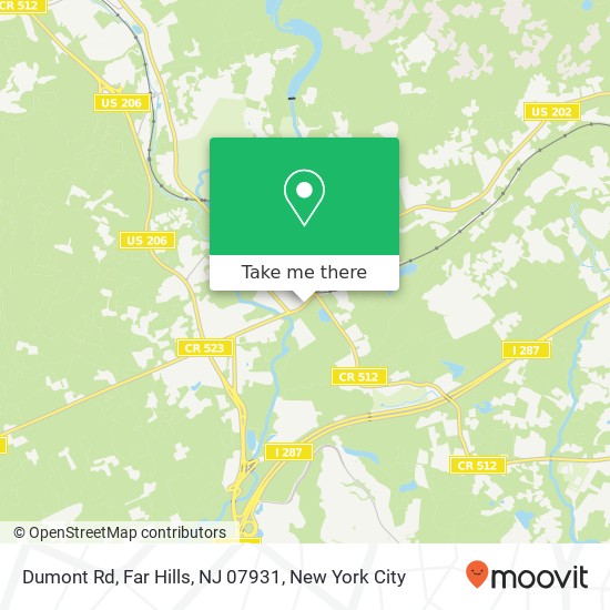 Dumont Rd, Far Hills, NJ 07931 map