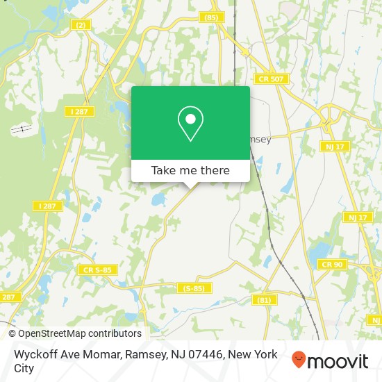 Wyckoff Ave Momar, Ramsey, NJ 07446 map