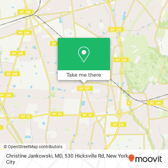 Christine Jankowski, MD, 530 Hicksville Rd map