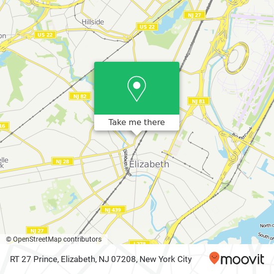 RT 27 Prince, Elizabeth, NJ 07208 map