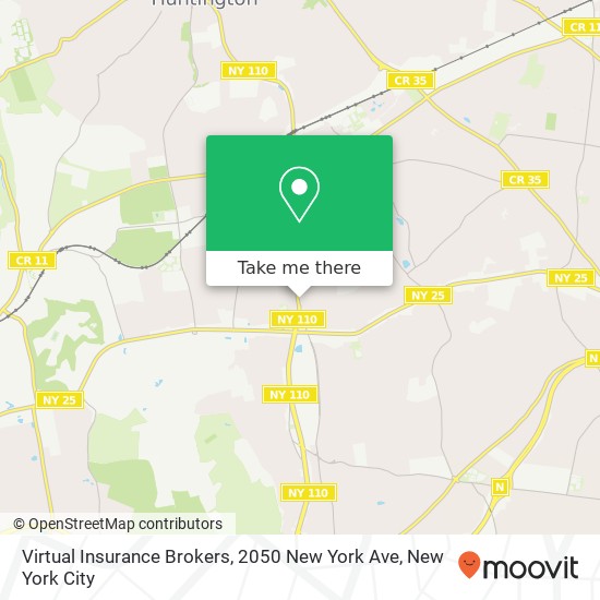 Mapa de Virtual Insurance Brokers, 2050 New York Ave