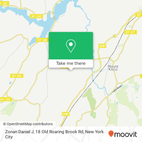 Zonan Daniel J, 18 Old Roaring Brook Rd map
