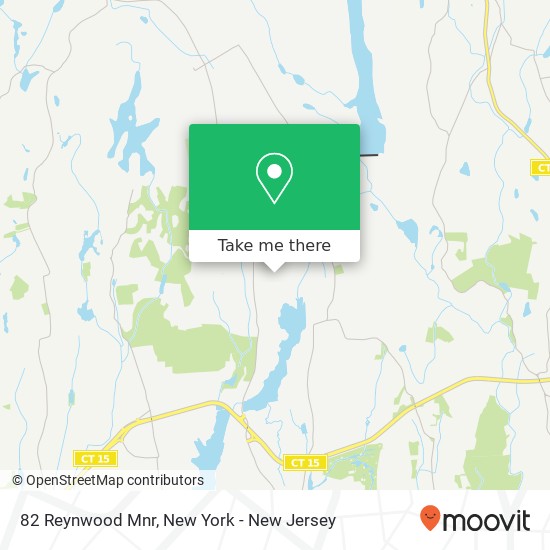 Mapa de 82 Reynwood Mnr, Greenwich, CT 06831