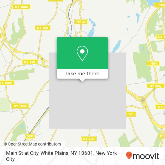 Mapa de Main St at City, White Plains, NY 10601