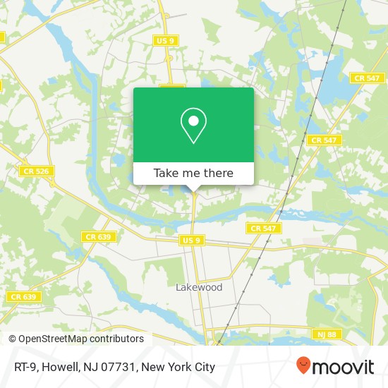 RT-9, Howell, NJ 07731 map
