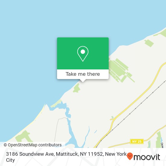 3186 Soundview Ave, Mattituck, NY 11952 map