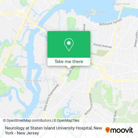 Neurology at Staten Island University Hospital map