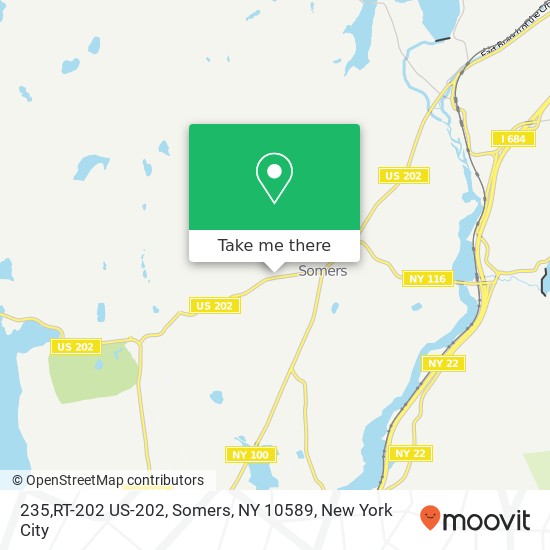 Mapa de 235,RT-202 US-202, Somers, NY 10589