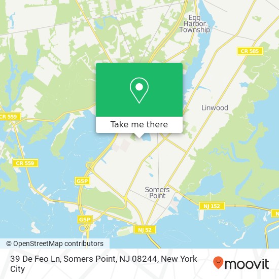 39 De Feo Ln, Somers Point, NJ 08244 map