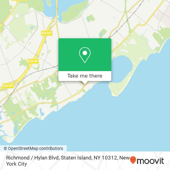 Richmond / Hylan Blvd, Staten Island, NY 10312 map