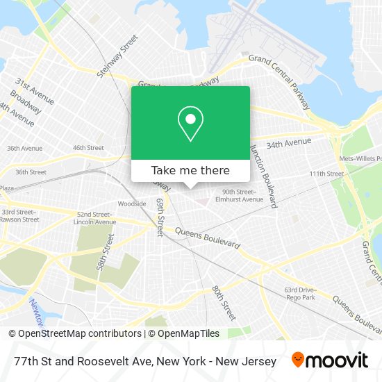 Mapa de 77th St and Roosevelt Ave