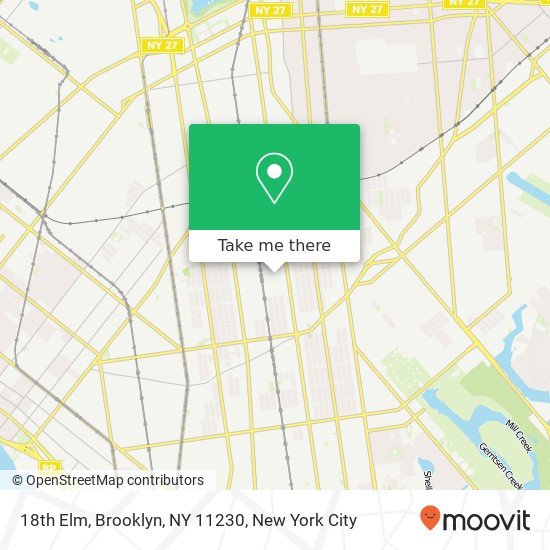 18th Elm, Brooklyn, NY 11230 map
