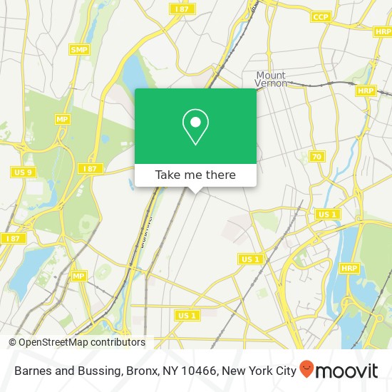 Mapa de Barnes and Bussing, Bronx, NY 10466