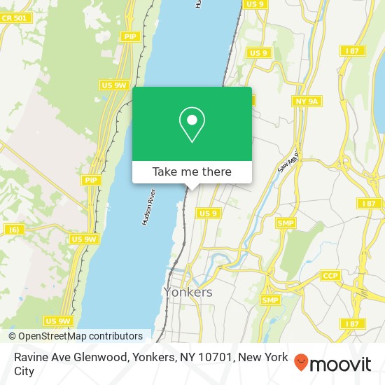 Ravine Ave Glenwood, Yonkers, NY 10701 map