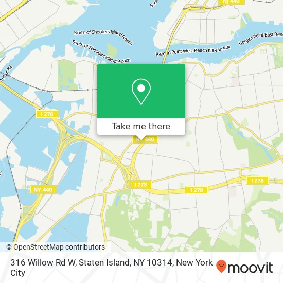316 Willow Rd W, Staten Island, NY 10314 map