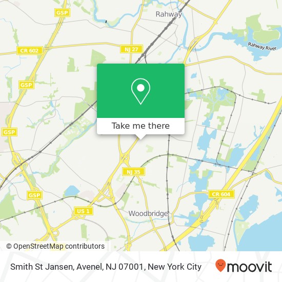 Smith St Jansen, Avenel, NJ 07001 map