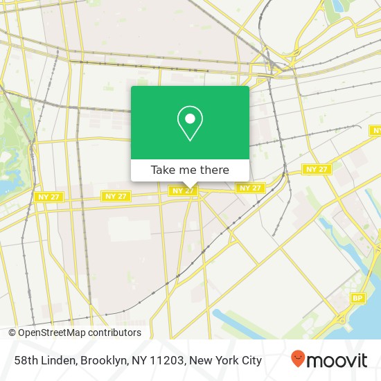 58th Linden, Brooklyn, NY 11203 map